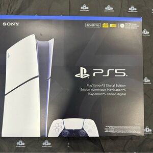 Sony PS5 Digital Edition Console - White and Black